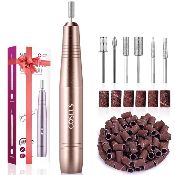 Lima perforadora de uñas COSLUS Professional para uñas de gel acrílico