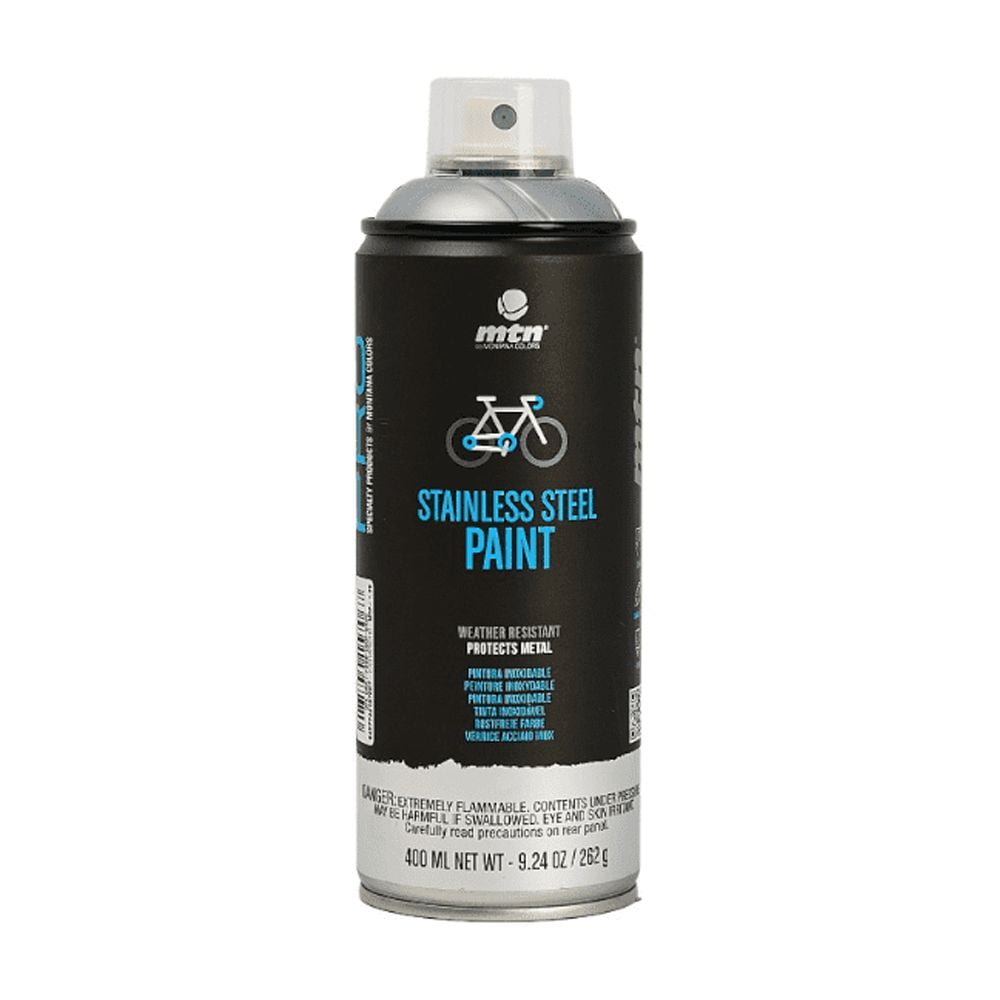 Pintura Inoxidable Mtn Color Acero Satinado 400ml