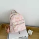 thumbnail image 1 of PU Leather Shoulder Mini Small Backpack Multi-Function Ladies Phone Pouch Pack Flower Print Ladies School Backpack Bag for Women, 1 of 3