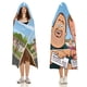 thumbnail image 3 of Tipos de Renta Básica Universal Manta Capa con Capucha Anti-Bolitas, Manta de Lana Ártica Suave, Manta Portátil de Felpa Ligera y Lujosa, Poncho para Siesta en Casa y Oficina, 100*130cm, 3 of 6