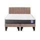 thumbnail image 1 of Cama Europea 2 Plazas + Respaldo Tubular Negro Beige, 1 of 3