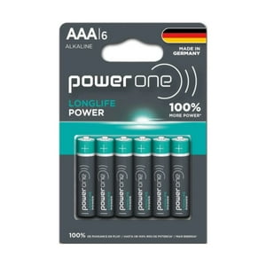 Power One - Blister Pilas Alcalinas Aaa X6 Powerone