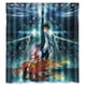 thumbnail image 1 of Cortina de ducha de Anime Guilty Crown, juego de cortinas de baño con ganchos, tamaño 60 x 72 pulgadas, 1 of 3