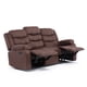 thumbnail image 5 of Sofá 3 Cuerpos Reclinable Tradicional Norman Café Oscuro 2011SDBR, 5 of 14
