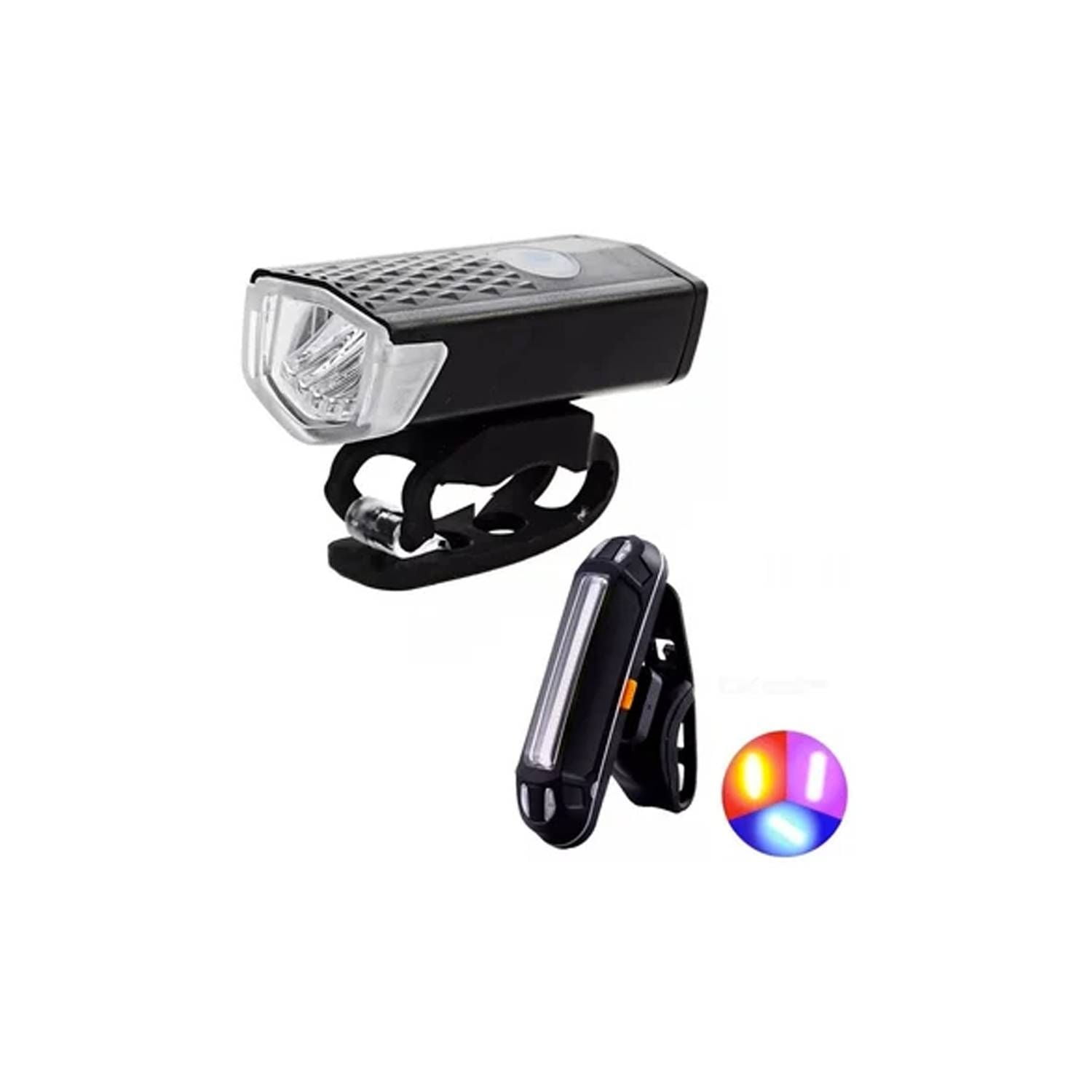 Defensor - Luces De Bici Pack Delantera Y Trasera