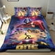 thumbnail image 1 of Transformers One Conjunto de sábanas temático, trío de piezas, cómodo y amigable con la piel, diseño único, regalo de decoración para el hogar para familiares, amigos y fans,173cm *218cm, 1 of 6