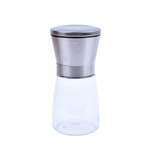 Genérico - Molinillo De Sal Pimienta Vidrio 200Ml Acero Accesorio Cocina
