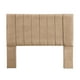 thumbnail image 1 of Respaldo De Cama 2 Plazas Tubular Felpa Beige, 1 of 3