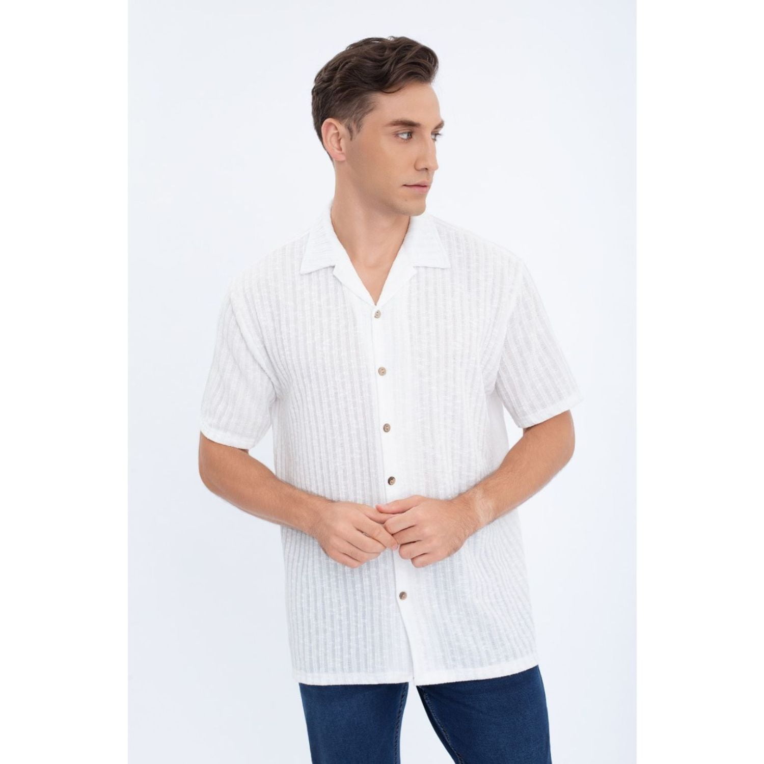 Likeshop - Camisa Hombre Regular Fit Verano Fashion Calidad 0175