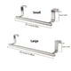 thumbnail image 4 of 1pc Stainless Steel Towel Rack - Punch-Free Cabinet Door Back Rag Rack for Bathroom Towel Storage and Organization, 4 of 4