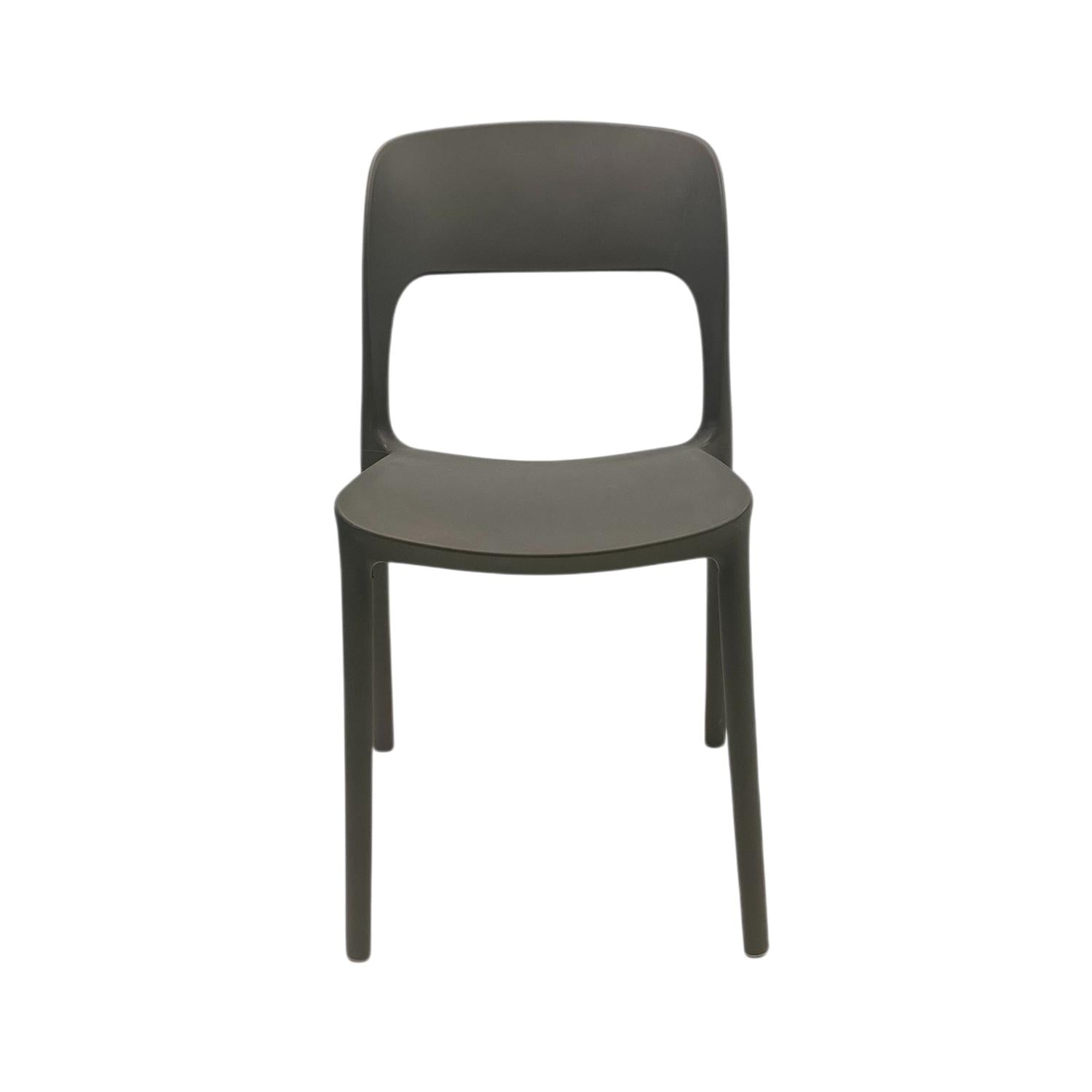 Silla Plástico Apilable Deco Nuremberg Gris Escandinavia Gris Tamaño Único