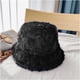 thumbnail image 2 of Sombrero de pescador de piel sintética para mujer, gorro cálido de moda para exteriores, gorro de pescador de felpa Sherpa para invierno, 2 of 5