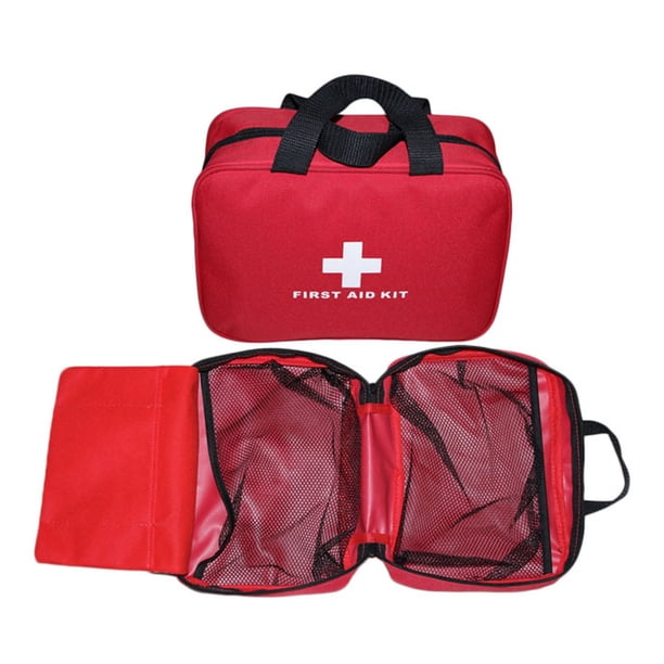 Botiquín de primeros auxilios AOUTACC de nailon vacío, impermeable, rojo, 25 x 18 x 8 cm