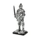 thumbnail image 3 of Estatua De Caballero Escultura Creativa Vintage Para Centro De Mesa Escritorio Entrada Plata, 3 of 3