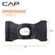 thumbnail image 4 of Chaleco pesado CAP Barbell ajustable 9 kg negro, 4 of 7