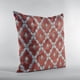 thumbnail image 3 of Almohada Velvet Majestic de Plutus Brands, roja y gris, hecha a mano en EE. UU., 3 of 5