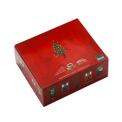 Té Gift Christmas Pack 40 Bolsas En Caja 80 G Dilmah