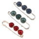 thumbnail image 1 of Diamantes De Imitación Espaciador Cuentas Pin Broche Clip Bufanda Sombrero Rojo Azul Verde, 1 of 5