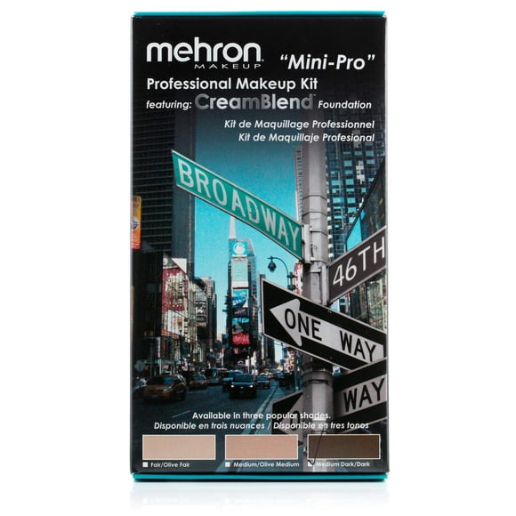 Kit de Maquillaje Mehron Mini-Pro Medio Oscuro/Oscuro