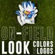 thumbnail image 2 of Guantes de receptor de fútbol Franklin Sports Kansas Jayhawks, 2 of 7