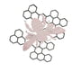 thumbnail image 3 of Abeja Colmena Jardín Decoración Hierro Siluetas árbol Plug-in Ornamento Hogar Arte Decoración Rosa, 3 of 5