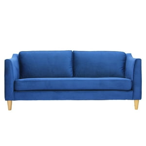 Barra Design - Sofá Oporto 3C Felpa Azul