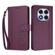 thumbnail image 3 of Funda Cartera Trébol para Xiaomi Poco X7 5G con Ranuras Tarjetas y Carga Inalámbrica Violeta, 3 of 6