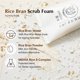 thumbnail image 2 of Espuma exfoliante de salvado de arroz Midha Face Wash, 150 ml, limpieza profunda, 2 of 8