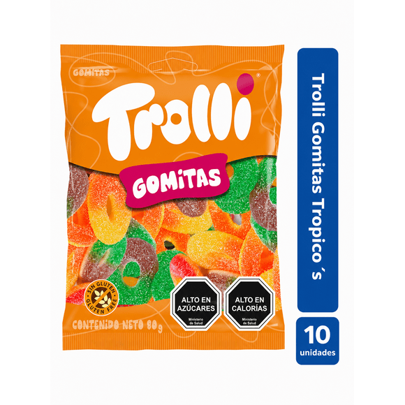 Pack 10 Gomitas Tropico´s 80g