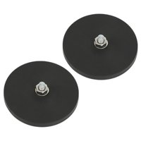 Magideal - 2X Base De Barra De Magnética Base Magnética Montaje De Barra De Lámpara Magnética Soportes De Montaje De Lámpara De Trabajo Aptos Para Barra De Lámpara Diámetro 66 Cm