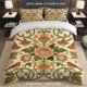 thumbnail image 1 of Little Birds and Floral Plants Printed Duvet Cover Set Soft Printed Duvet Cover 100% Polyester Breathable Fabric All-Season Use Machine Washable Ideal for Chris, 1 of 1