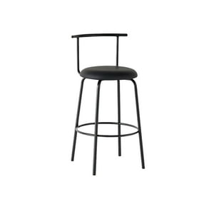 Habita2 Chile - Taburete Acolchado Round 73Cm Negro