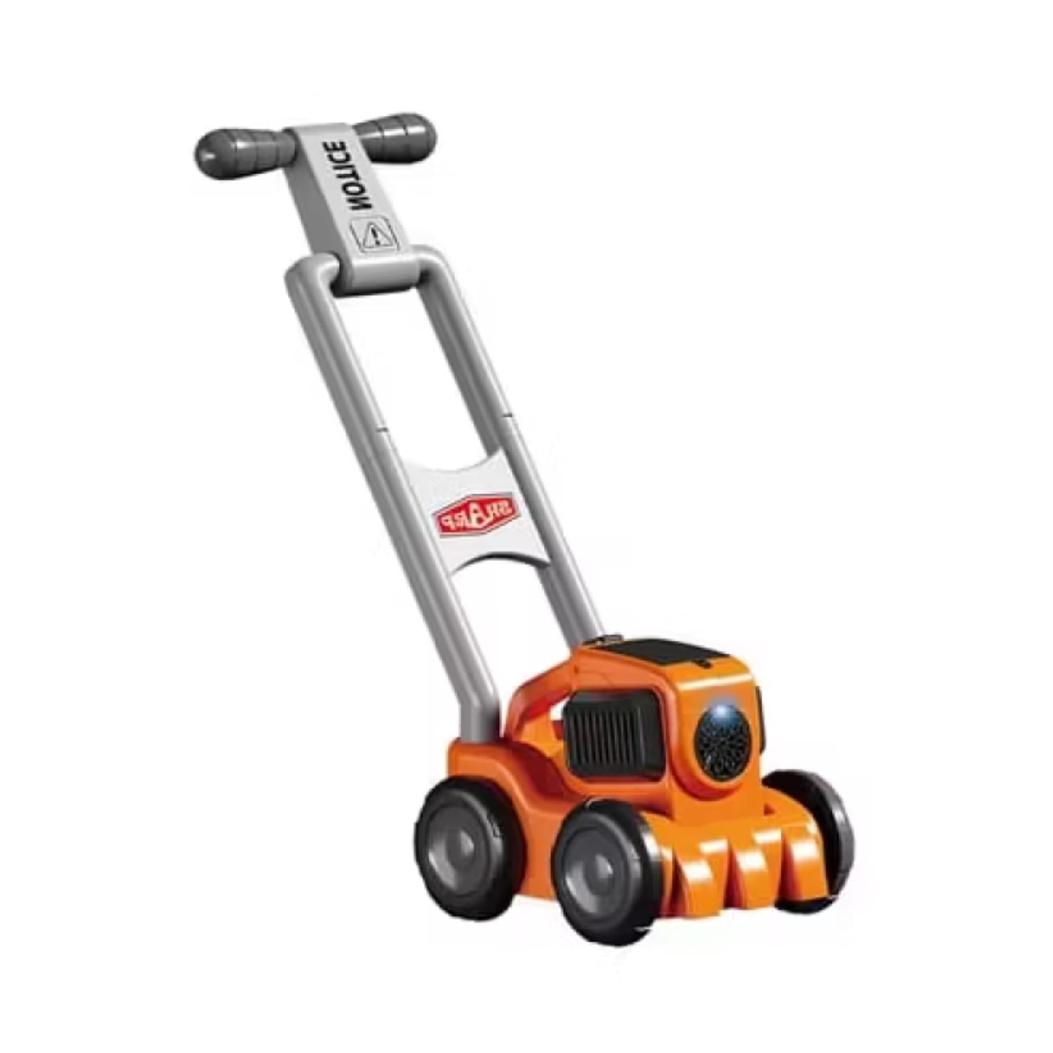 Genérico - Juguete Carro Corta Cesped Lanza Burbujas Naranja Infantil