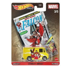 Vehículo De Juguete Hot Wheels Die-Cast Collector Marvel Combat Medic