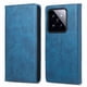 thumbnail image 3 of Funda tipo cartera con bloqueo RFID para Xiaomi 14 Pro Con tapa abatible, portatarjetas, cierre magnético, TPU y soporte Azul, 3 of 6