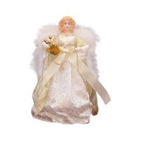 Bothyi - Adorno De Árbol De Navidad, Muñeca De Ángel, Decoración Navideña Navideña Para Tienda, Habitación, Oficina, Dorado