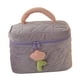 thumbnail image 3 of Bolsa De Cosméticos De Moda, Organizador De Bolsas, Neceser De Pana Con Cremallera, Violeta, 3 of 6