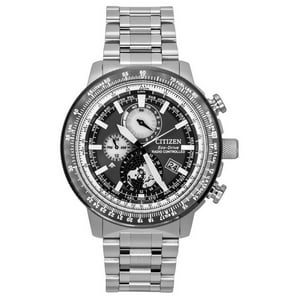 Reloj Citizen Promaster Geo Trekker Stainless Steel Grey Dial Eco-Drive By3006-53H 200M Men'S Pilot Watch