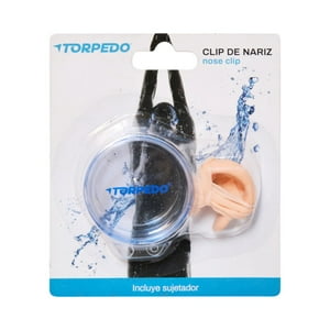 Clip Nasal Para Natación Torpedo Con Colgador Rosado
