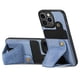 thumbnail image 5 of Funda Resistente para iPhone 13 Pro con Tarjetero y Soporte, Diseño Magnético Azul, 5 of 5