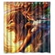 thumbnail image 1 of Cortina de ducha con diseño de Attack on Titan, con ganchos, 167 x 183 cm, 1 of 3