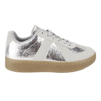 Zapatilla Agua De Coco Shash Plataforma Plateada