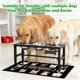 thumbnail image 3 of Comedero Elevado SHAINFUN 3 Platos 1700 ML para Perros Grandes, 3 of 3