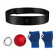 thumbnail image 4 of Diadema Con Pelota De Reflejo De Boxeo, Mejora La Coordinación Mano-ojo, Agilidad, Ajustable, Color Rojo, 4 of 5
