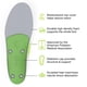 thumbnail image 4 of Plantillas Superfeet, soporte multiusos, arco alto (verde), 4 of 7
