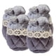 thumbnail image 2 of 4 piezas antideslizante silla pierna protectores de piso gorras calcetines de tela gris, 2 of 3