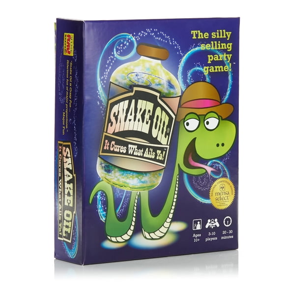 Juego de fiesta Snake Oil The Silly Selling Funny Group 3-10+