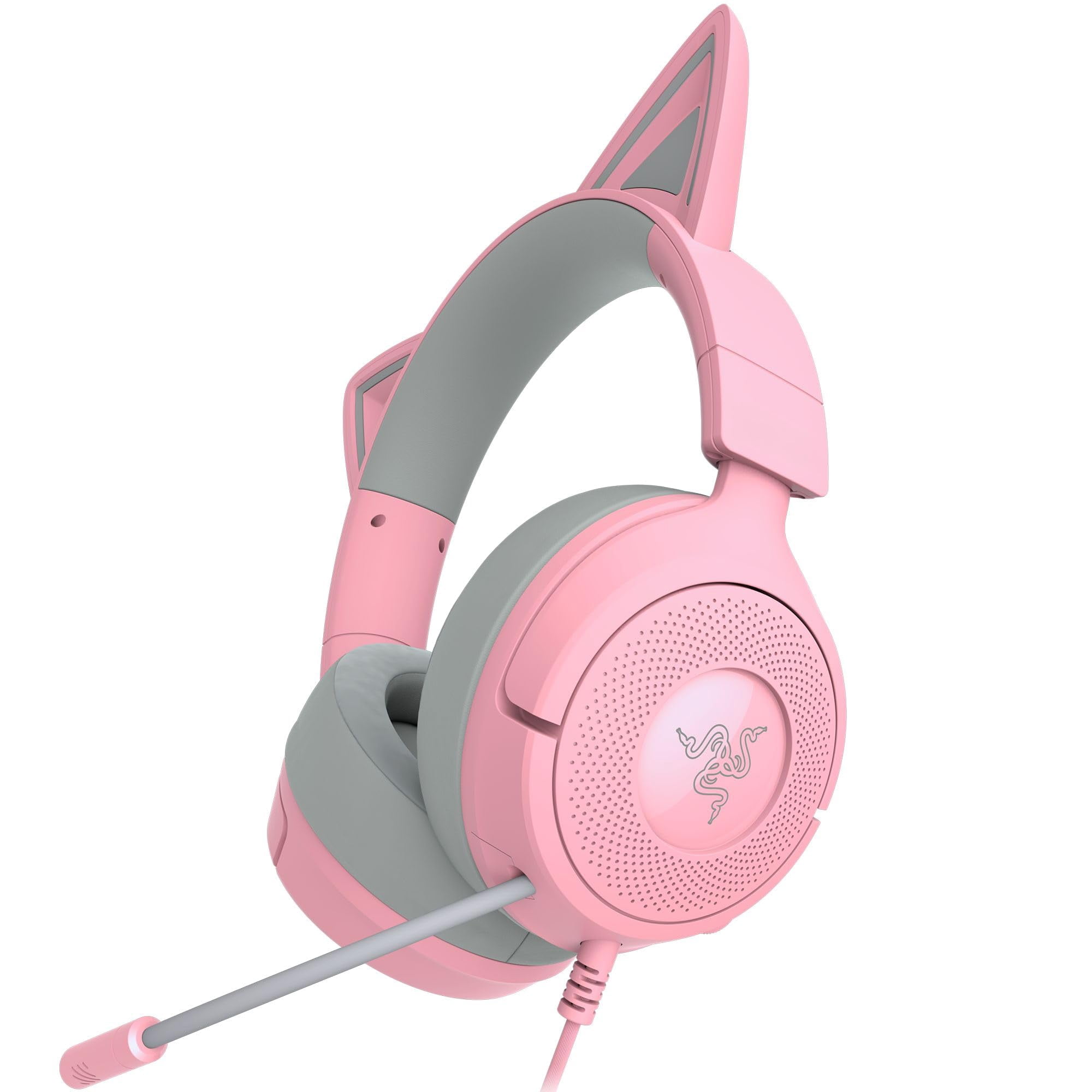 Auriculares Para Juegos Razer Kraken Kitty V3 X Con Cable Y Sonido 7.1 Rosa