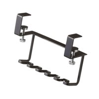 Magideal - Organizador De Almacenamiento Con Múltiples Rejillas Para Cepillos De Dientes, Fácil De Limpiar, Organizador De Accesorios De Baño Para Lavabo, Torre Negro