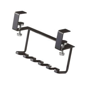 Magideal - Organizador De Almacenamiento Con Múltiples Rejillas Para Cepillos De Dientes, Fácil De Limpiar, Organizador De Accesorios De Baño Para Lavabo, Torre Negro